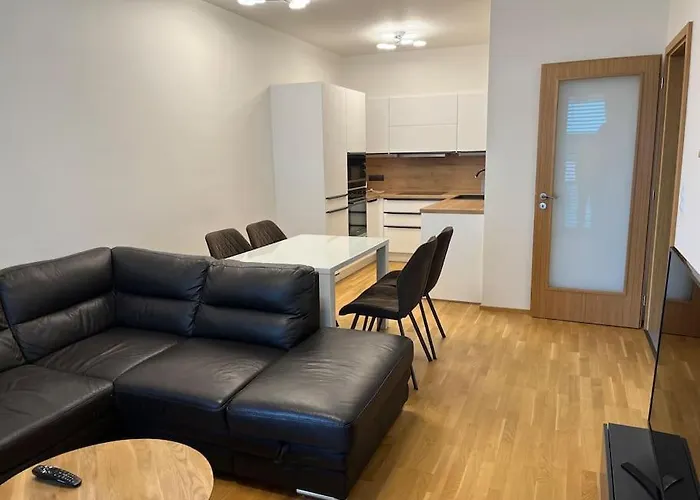 Apartmán Holesovice,balkon,garaz